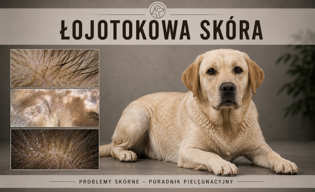Łojotok u psa — objawy, przyczyny i pielęgnacja skóry